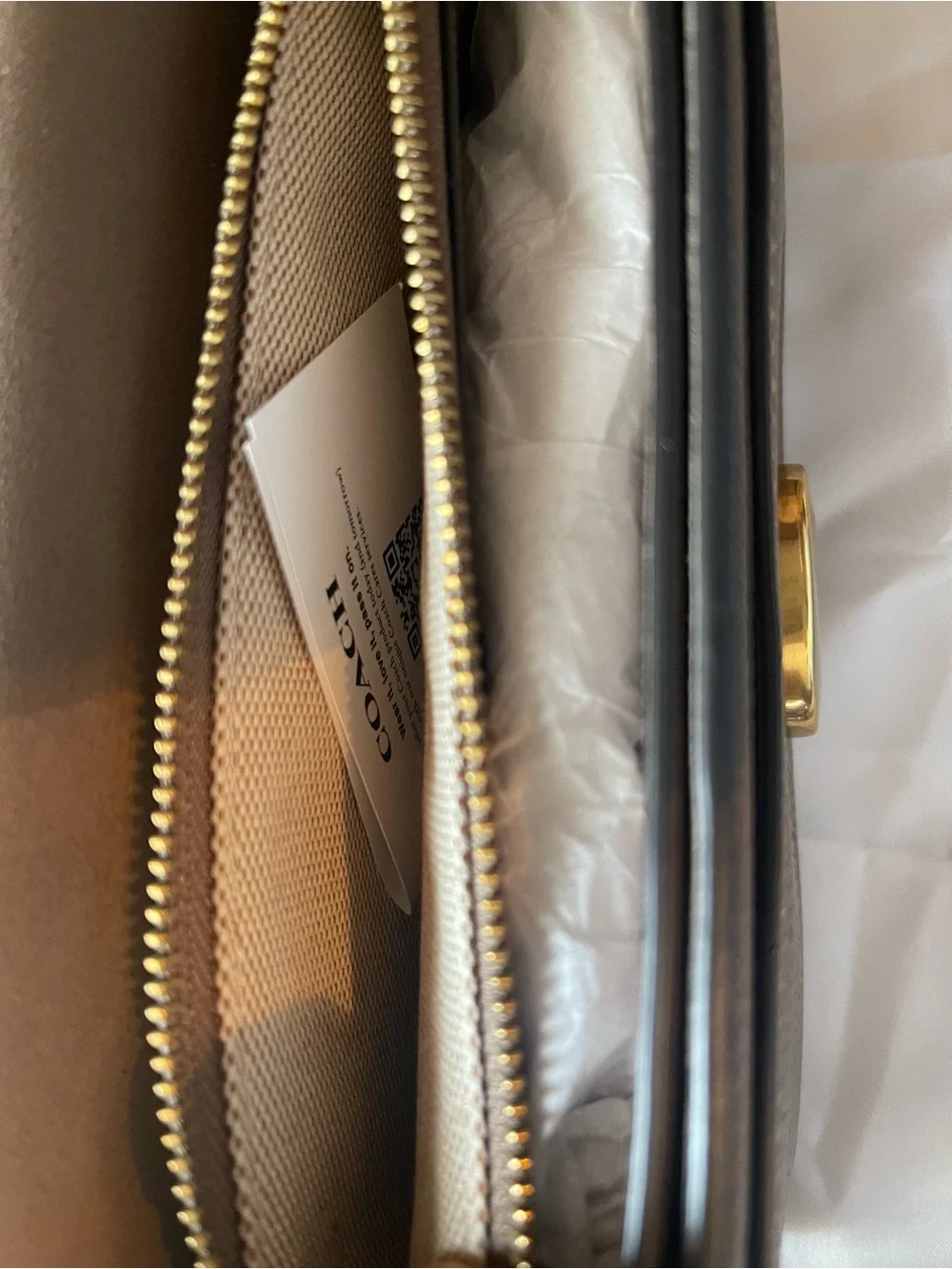 Coach leather crossbody